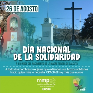 26 de agosto: Día Nacional de la Solidaridad.