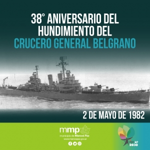 38° Aniversario del hundimiento del crucero General Belgrano