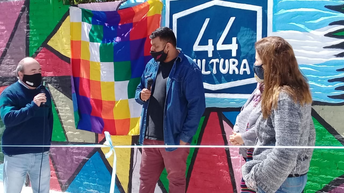 Inauguración del Patio cultural de Radio 44 Cultura.