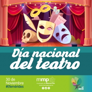 30 de noviembre: Día Nacional del Teatro