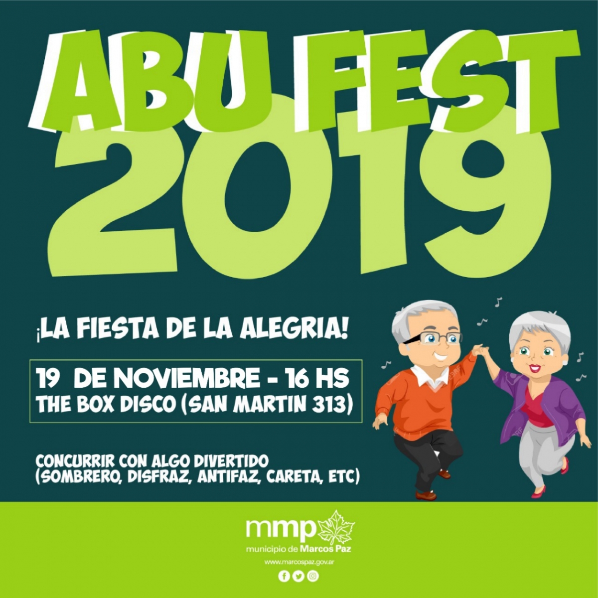 Las y los adultos mayores se preparan para el Abufest