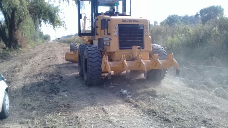 Nivelado y entoscado de Rivadavia en La Milagrosa