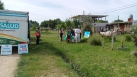 La Posta Sanitaria se ubicó hoy en el barrio La Trocha