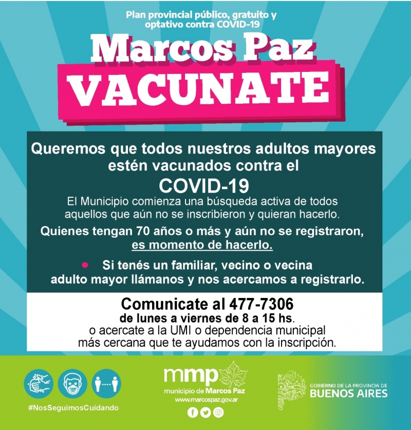 #MarcosPazVacunate