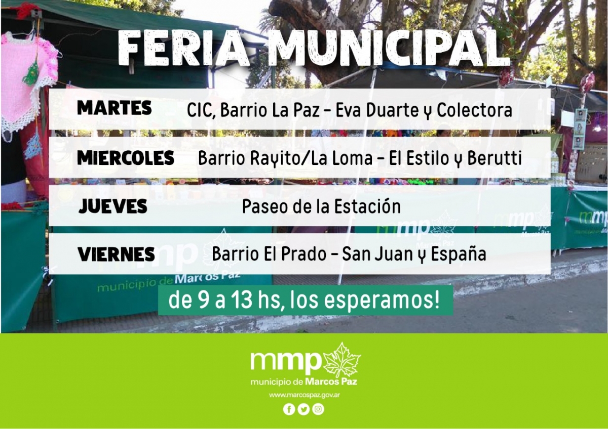 La Feria Municipal recorre los barrios