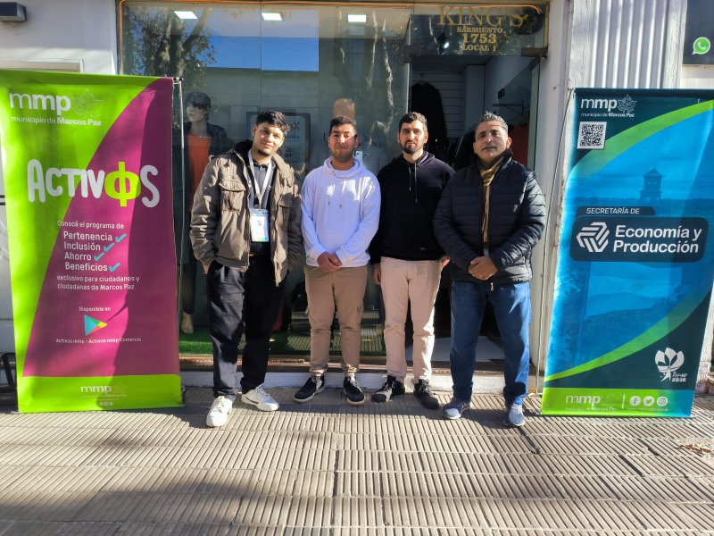 Nuevo comercio se suma a Proyecto BIDI en Marcos Paz