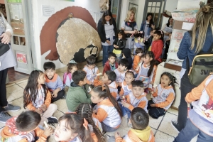 El Museo de Ciencias Naturales &quot;Lucas Kraglievich&quot; recibió una visita muy especial.