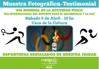 Muestra Fotográfica por el “Día Mundial de la Actividad Física”