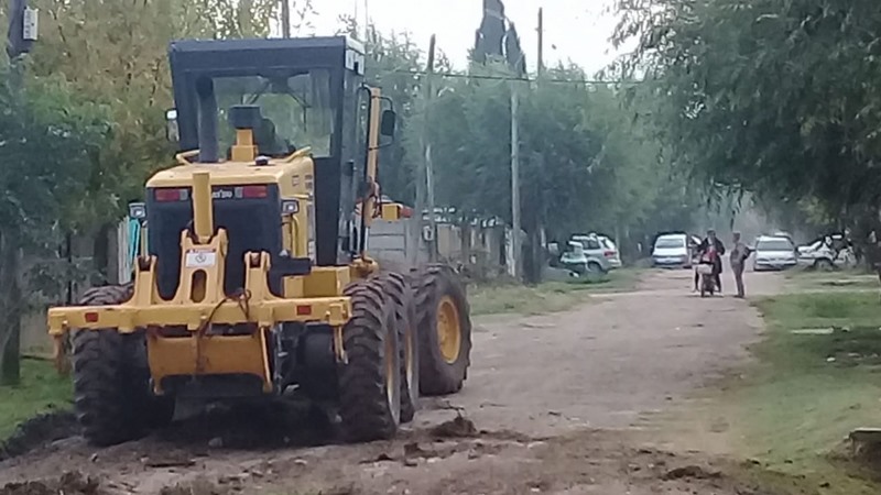 Nivelado de las calles Constitución y Marmol