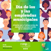 8 de noviembre: Día de los y las empleadas municipal.