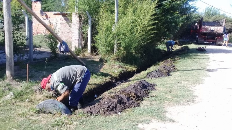 Hidráulica en el barrio Santa María