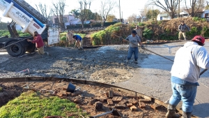 Pavimentación de calle Rivadavia