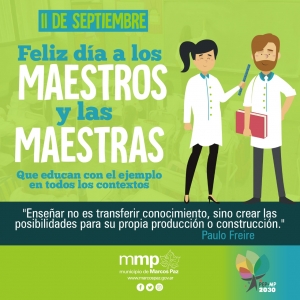 11 de septiembre: Día del Maestro.