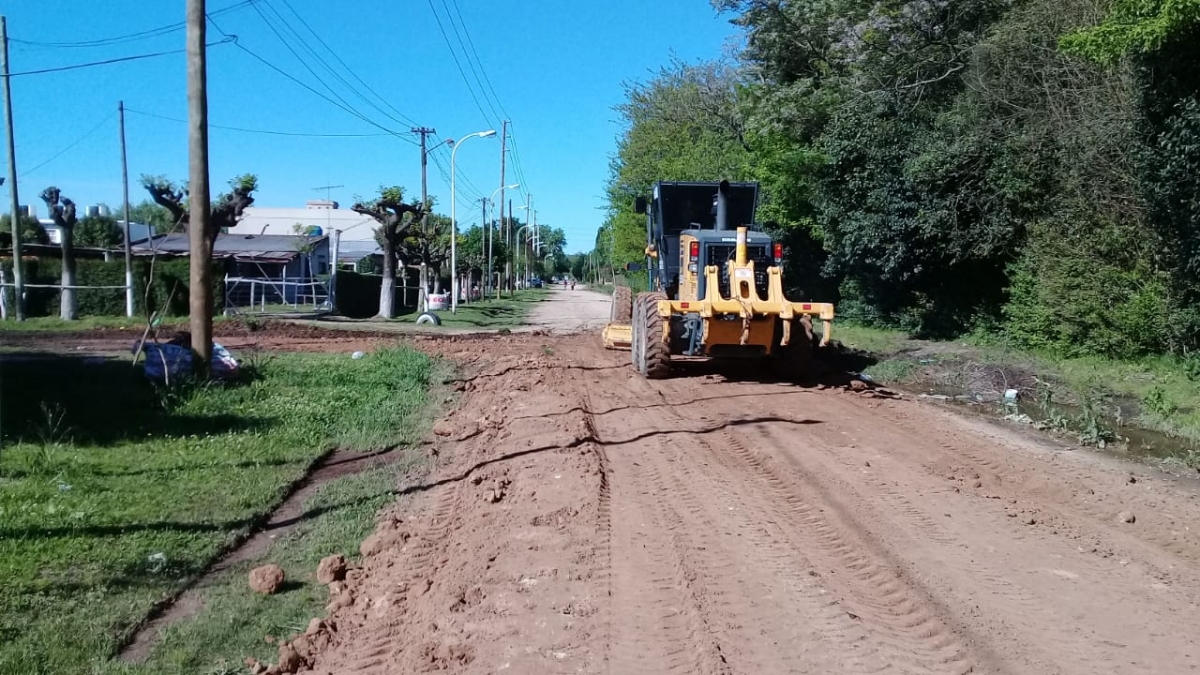 Nivelado de Arias para colocación de piedras