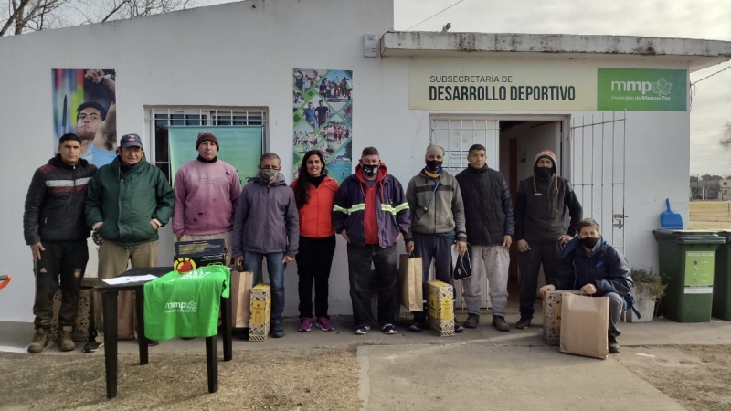 Entrega en la Pista de Atletismo