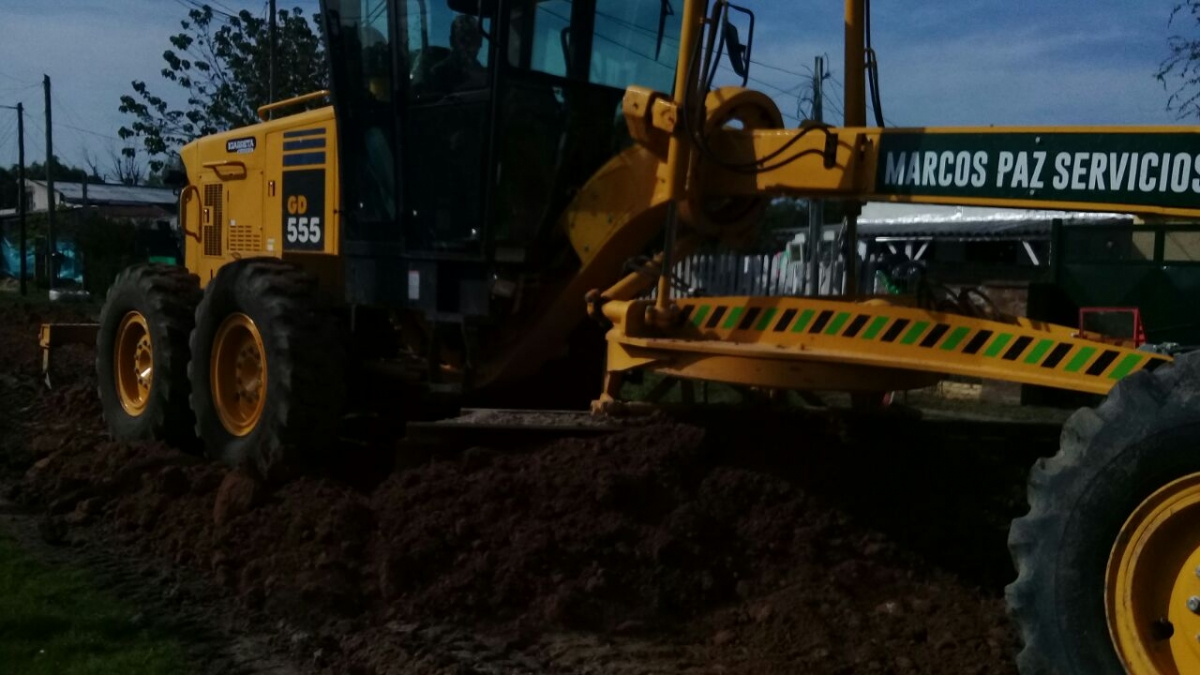 Obras y Servicios, en barrio El Hornero