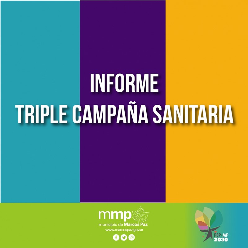 INFORME TRIPLE CAMPAÑA SANITARIA 15/03/2020