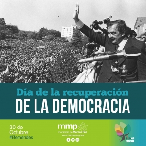 30 de Octubre: Día de la recuperación de la democracia.