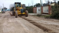 Nivelado de la calle Misiones del barrio Güemes