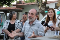 Inauguración del monumento al Médico de Pueblo en Independencia