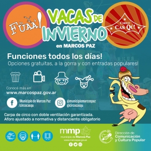 Circo en vacaciones de invierno